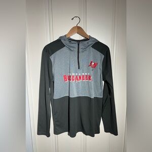 NFL team apparel Tampa Bay Buccaneers | quarter zip pull over | size Small men’s